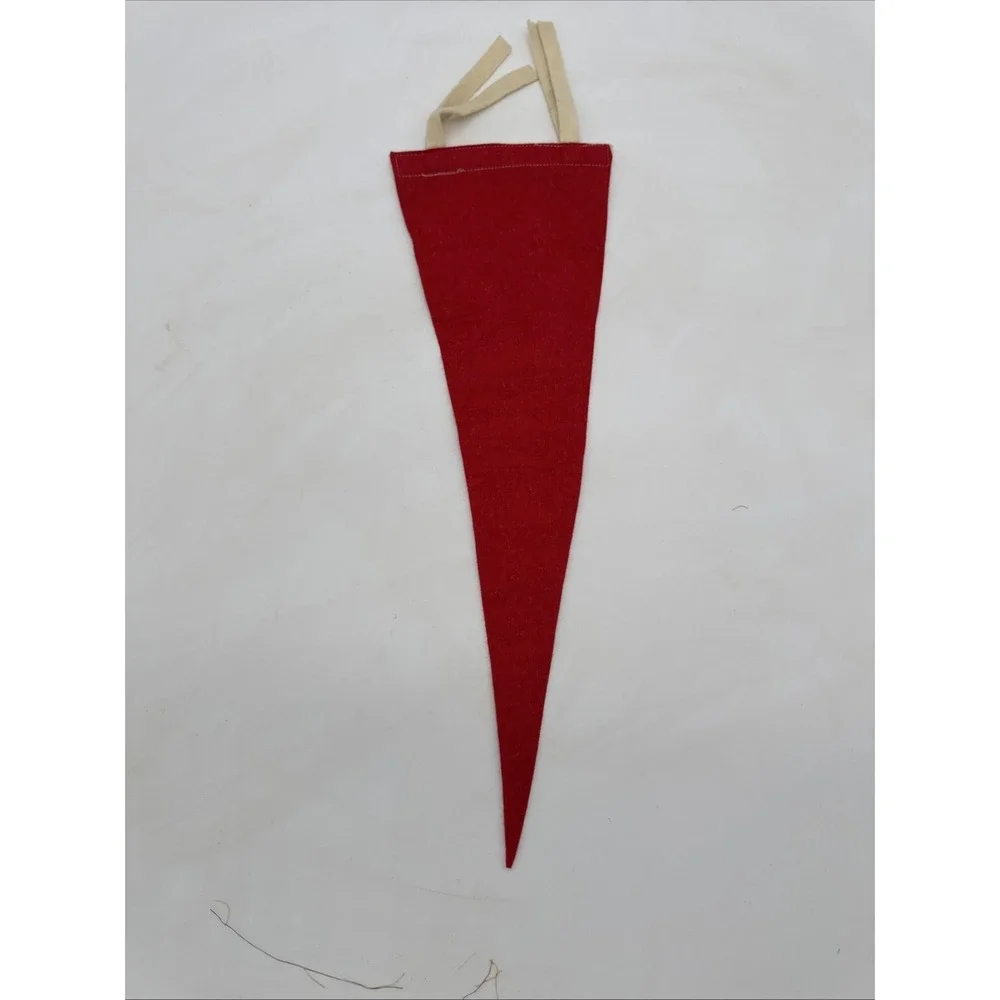 Vintage‎ Felt Custer Indians Penant Flag 17.5